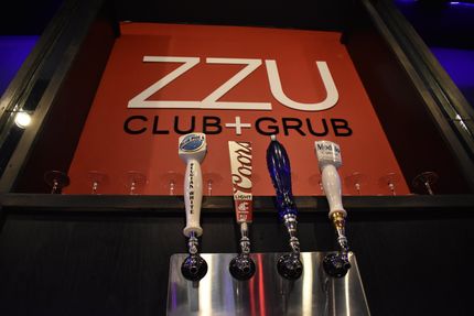 ZZU logo and beer taps