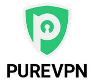 El logotipo de PureVPN es un escudo verde con una P blanca encima.