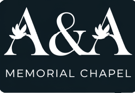 The logo for the a & a memorial chapel