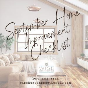 September Home Improvement Checklist