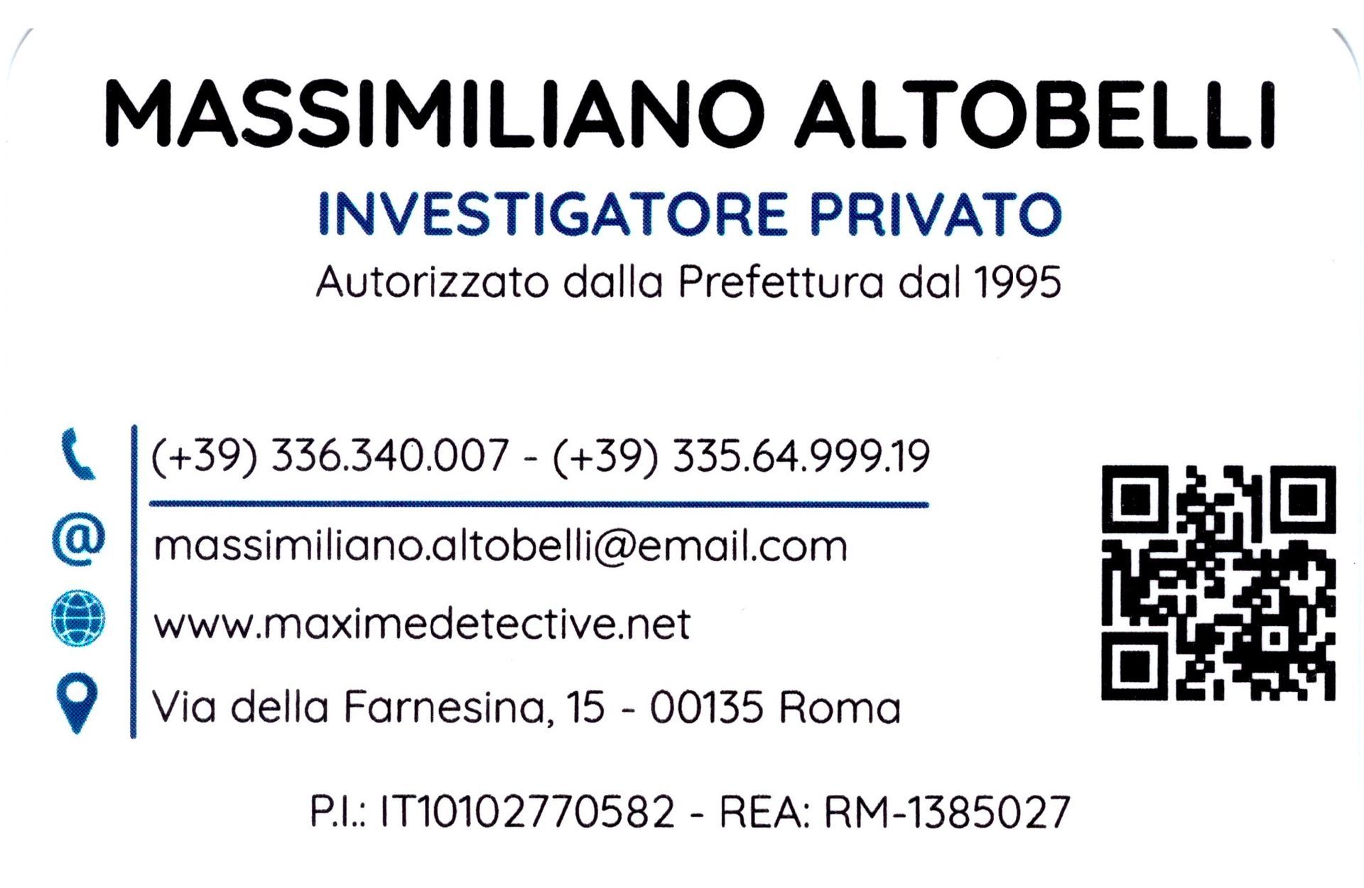 Investigatore Privato Roma – Viale Somalia | Massimiliano Altobelli