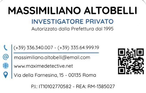 Massimiliano Altobelli_Investigatore Privato a Roma.