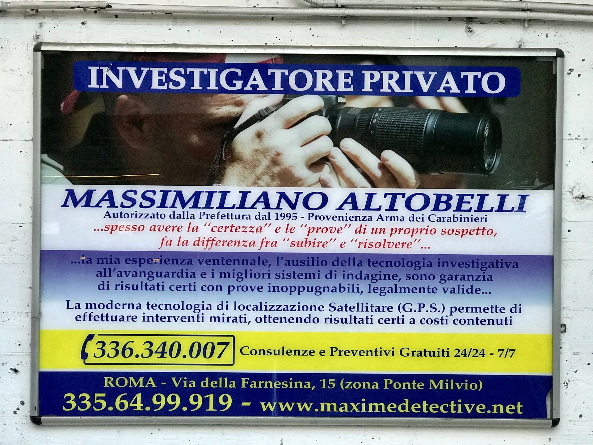 Dieci cose che non sai su un investigatore privato a Roma