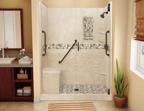 Where Should You Place Your Shower Tile Border - Bathroom Wall Tile Border Ideas