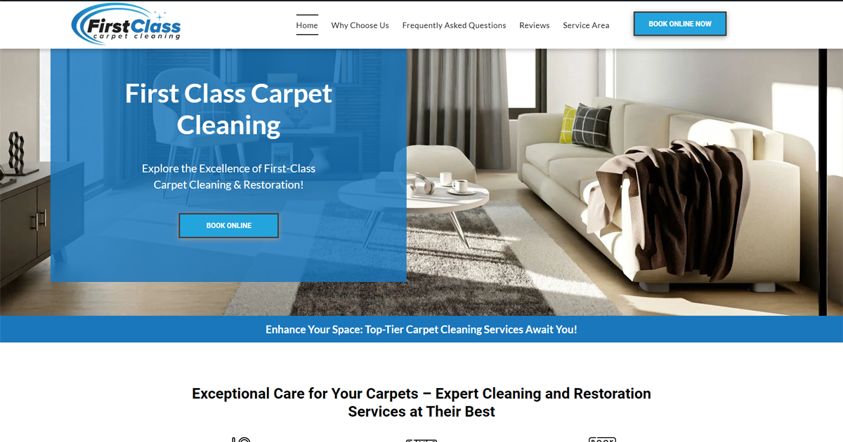 First Class Carpet Cleaning Transform Your Space
