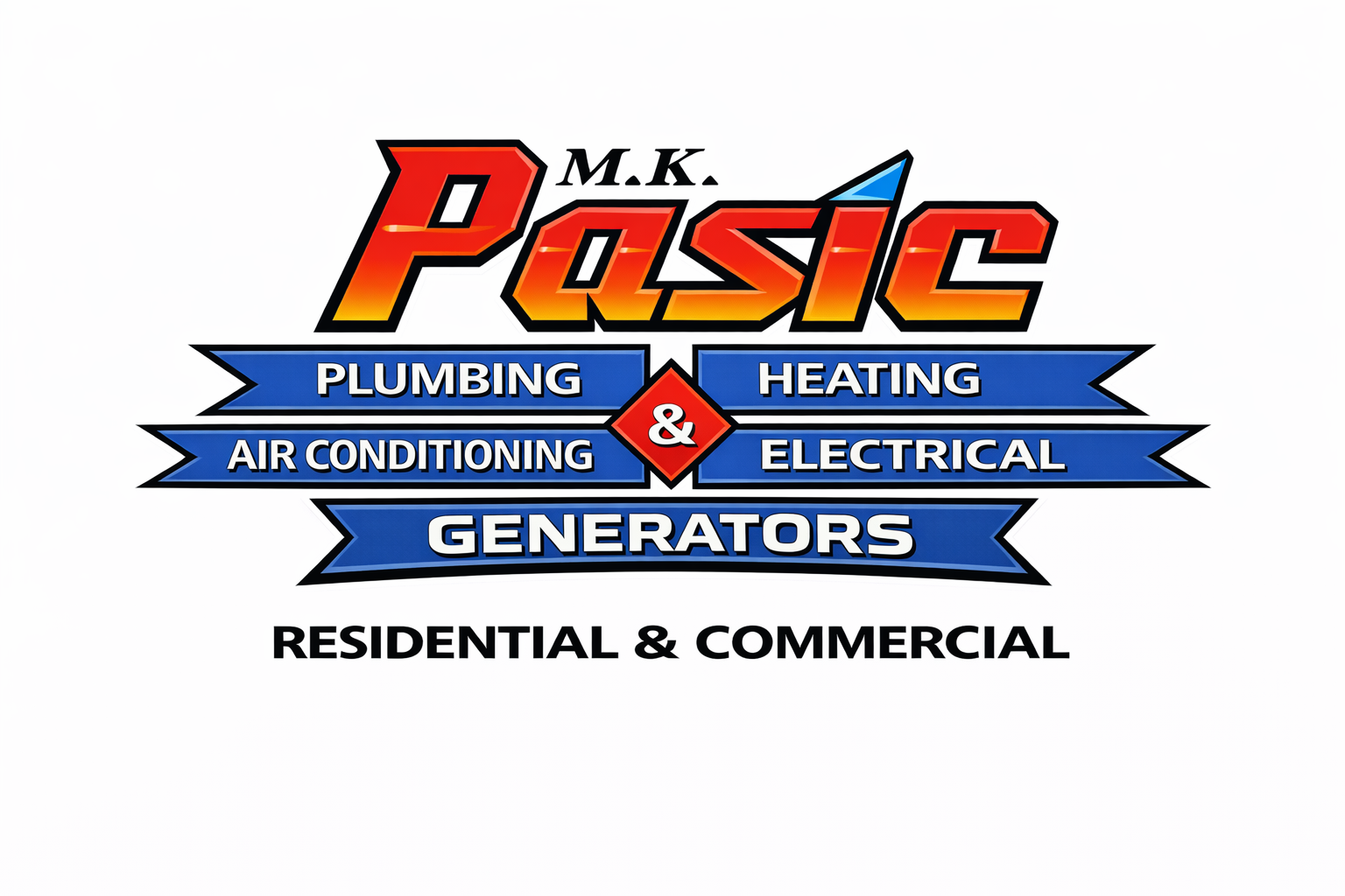 Woman smiling, wearing an apron, in front of a large plant, next to a white wall.