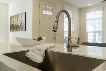 Master Living Room with Kitchen Sink — Visalia, CA — Kerman Mobile Homes Inc.