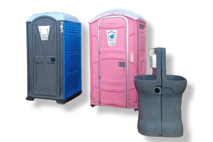 SAMHGO - BAÑOS PORTÁTILES HOMBRE-MUJER Y LAVA MANOS