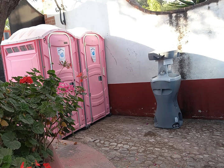 SAMHGO - BAÑOS PORTÁTILES PARA MUJERES Y LAVA MANOS DOBLE