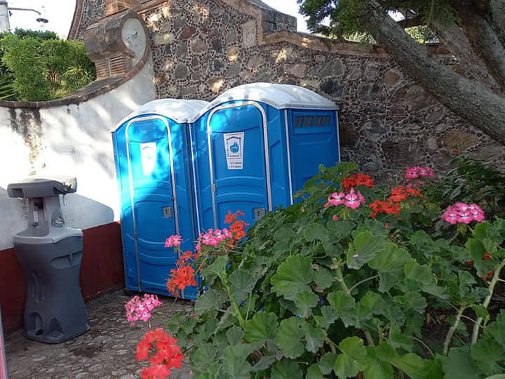 SAMHGO - LAVA MANOS DOBLE Y BAÑOS PORTÁTILES