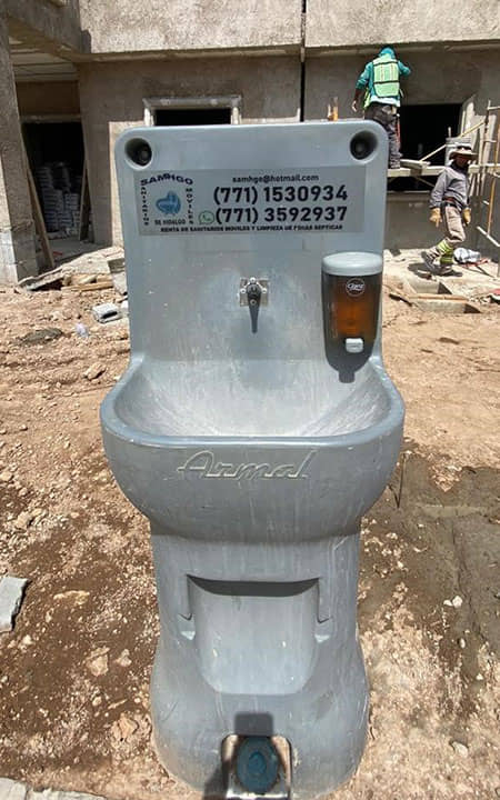 SAMHGO - LAVA MANOS PORTÁTIL PARA RENTA