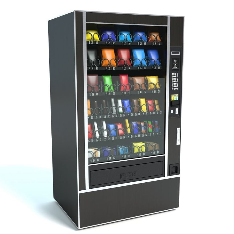 distributore automatico bevande solubili fredde e snack