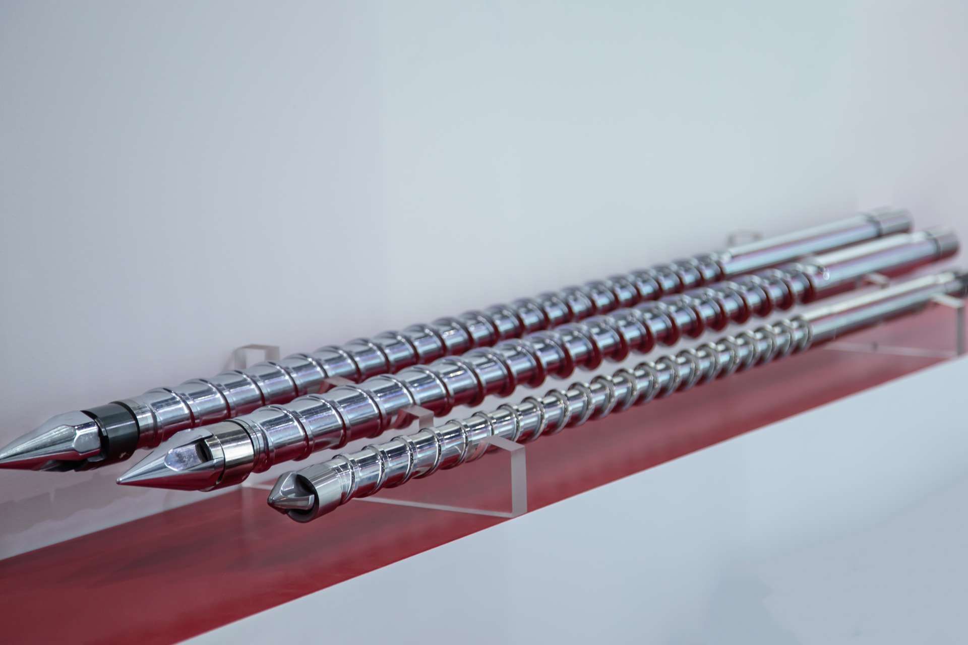 Industrial Screw And Barrel being repaired