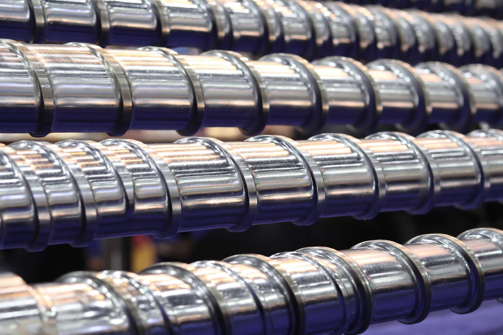 Industrial Screw And Barrel being repaired