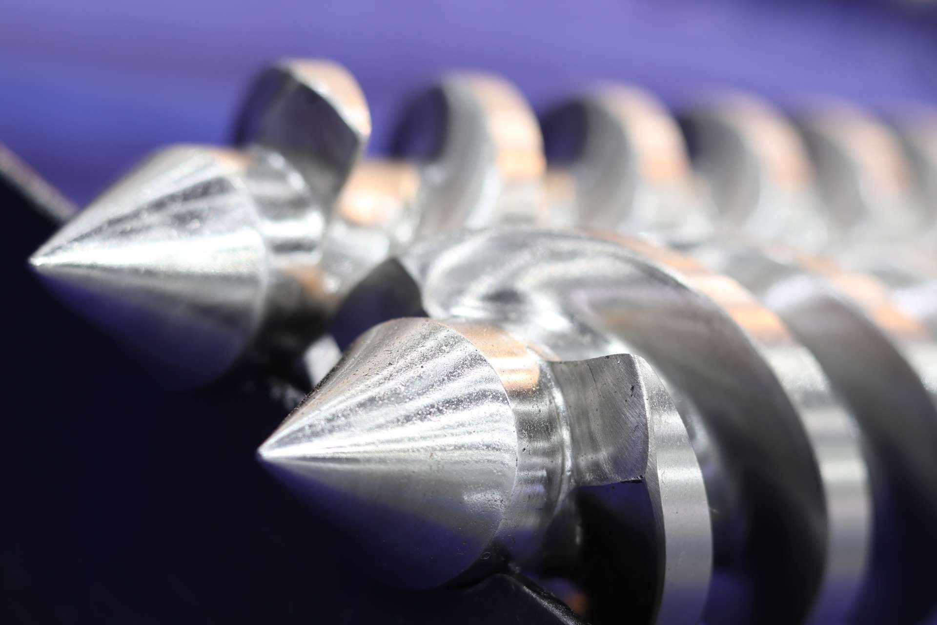 Industrial Screw And Barrel being repaired