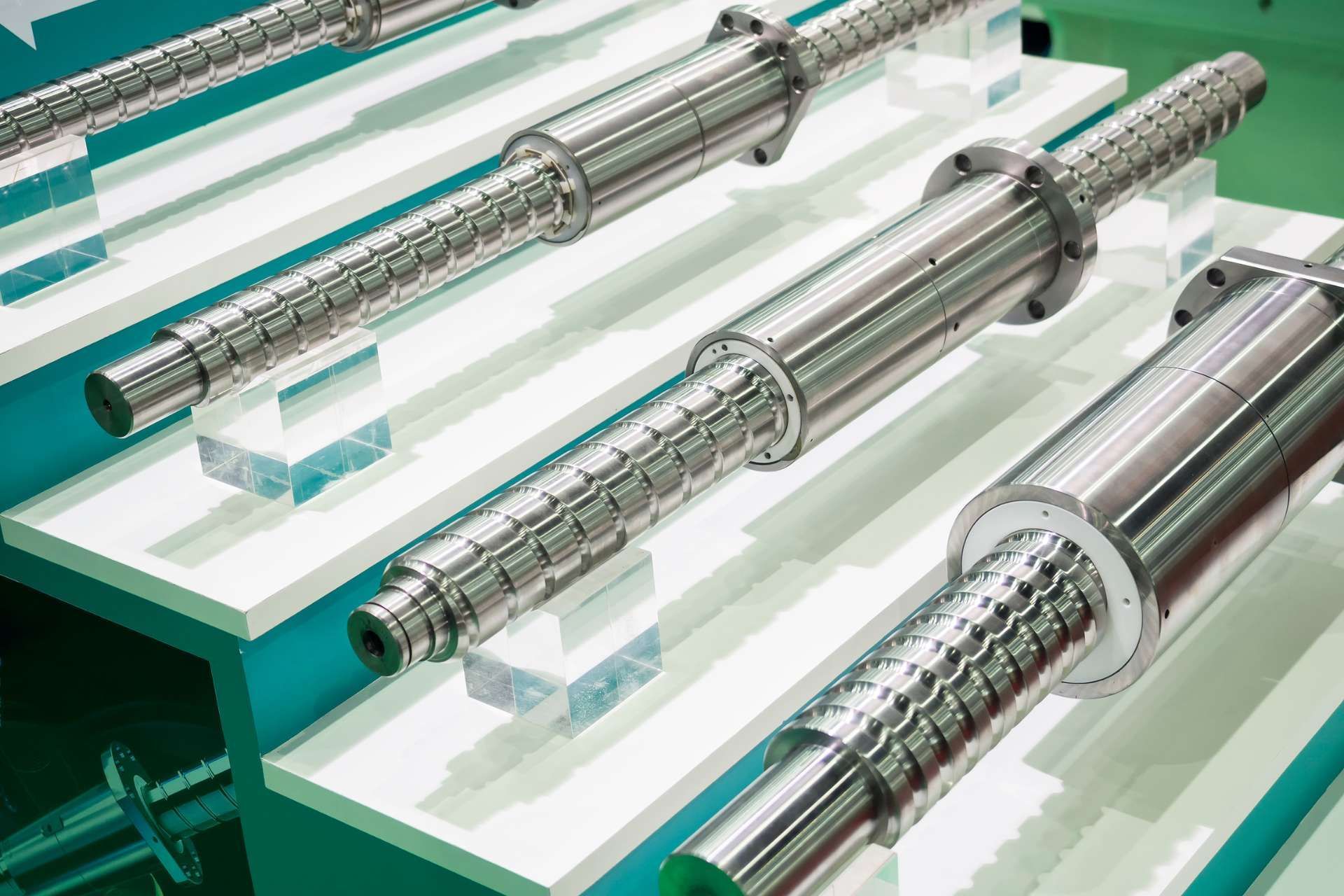 Industrial Screw And Barrel being repaired