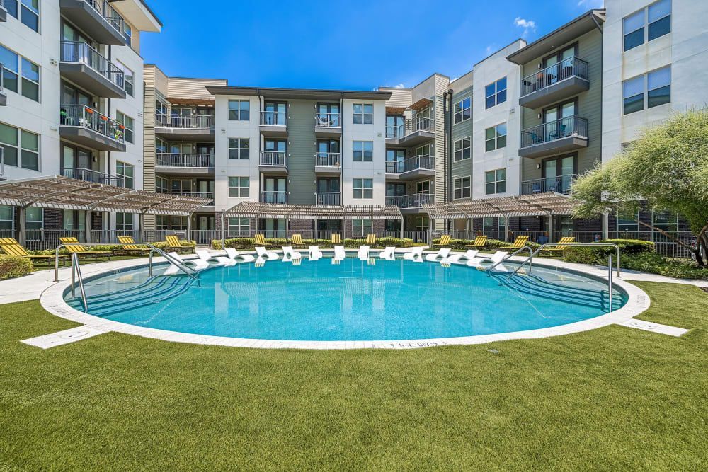 Resort Style Pool  at The Nash Apartment Homes in Dallas, TX