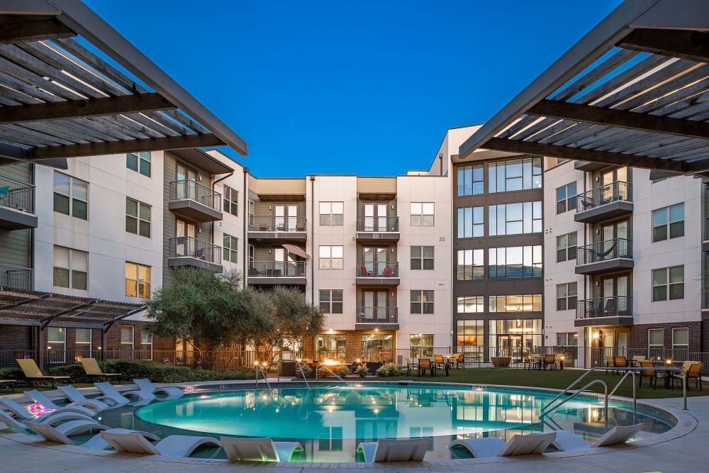 Resort Style Pool at The Nash Apartment Homes in Dallas, TX