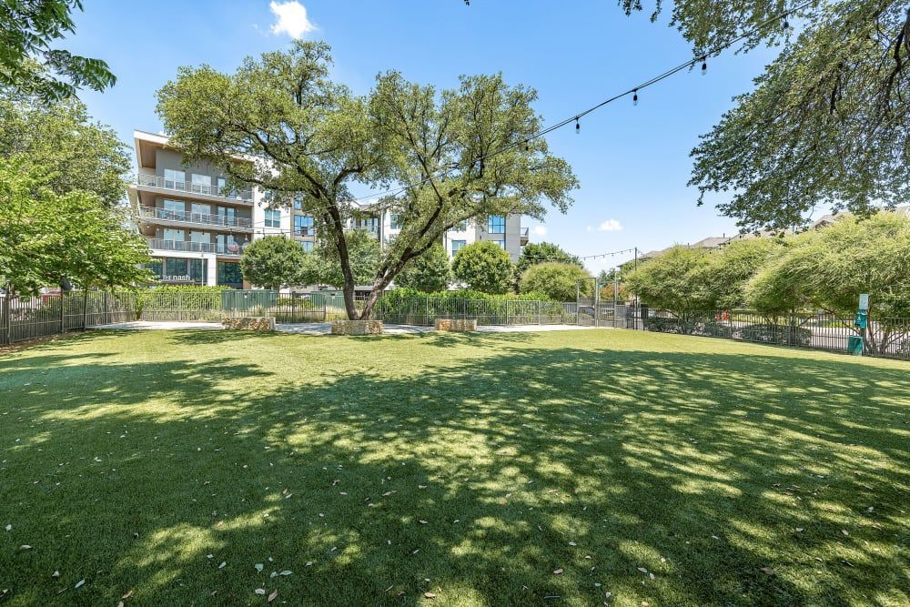 Open and Accessible Green Spaces at The Nash Apartment Homes in Dallas, TX