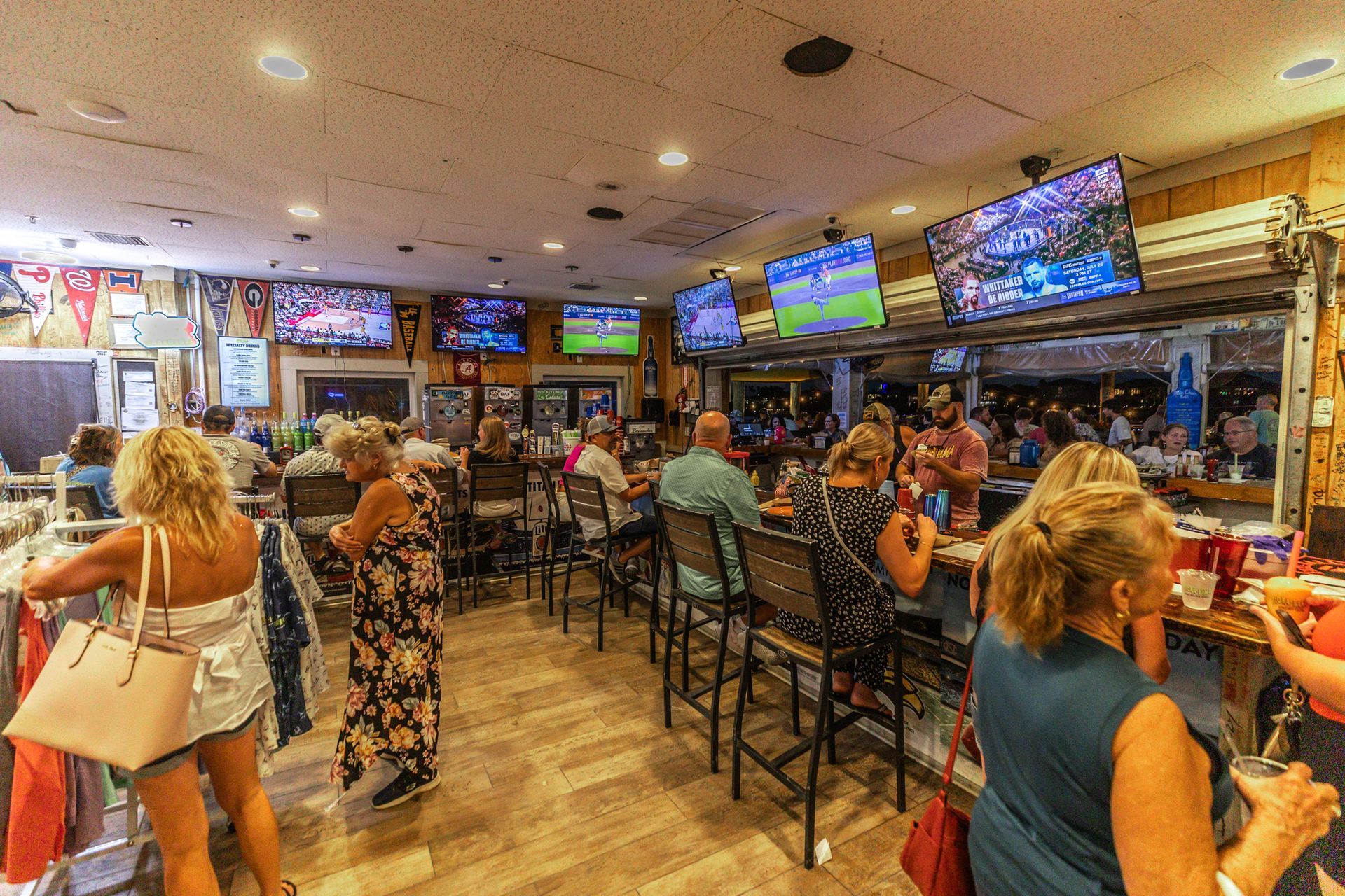 waterfront sports bar