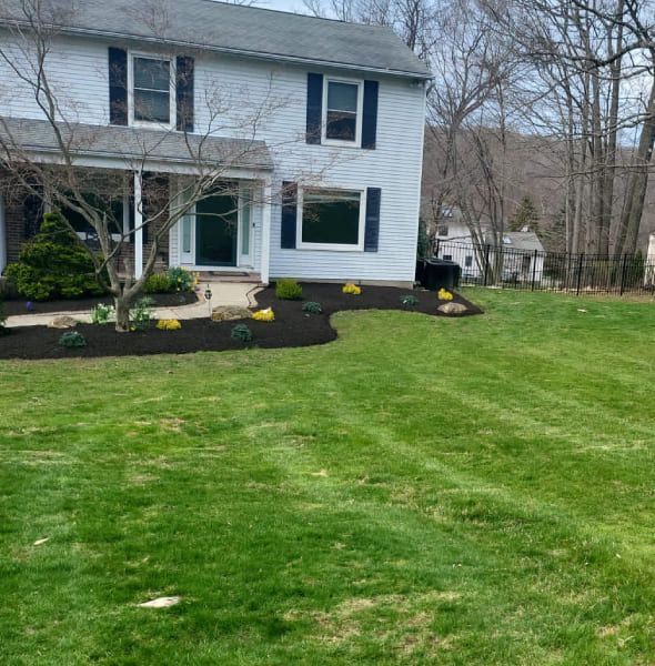 Lawn care and maintenance services in Hackettstown NJ delivering thick green grass and healthy residential lawns