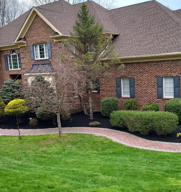 Weed control, grass seeding, and sod installation services in New Jersey for repairing bare spots and improving lawn health