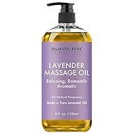 MAJESTIC PURE Lavender Massage Oil for Men and Women