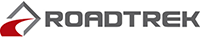 Roadtrek logo with gray outline, a red shape, and text.