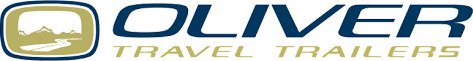 Logo for Oliver Travel Trailers: blue text