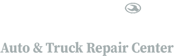 Logo with wrench icon, reads: Auto & Truck Repair Center. Gray text and icon on a white background.