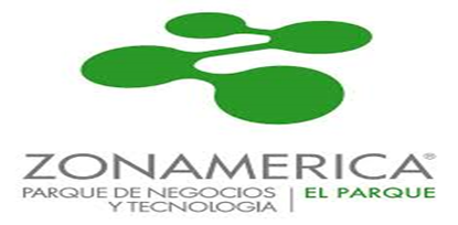The logo for zona america parque de negocios el parque y tecnologia
