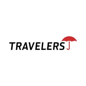 Travelers Insurance logo: Black text 