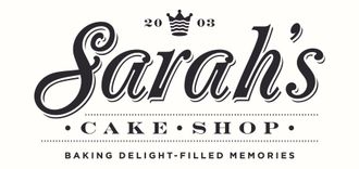 sarah cake shop logo