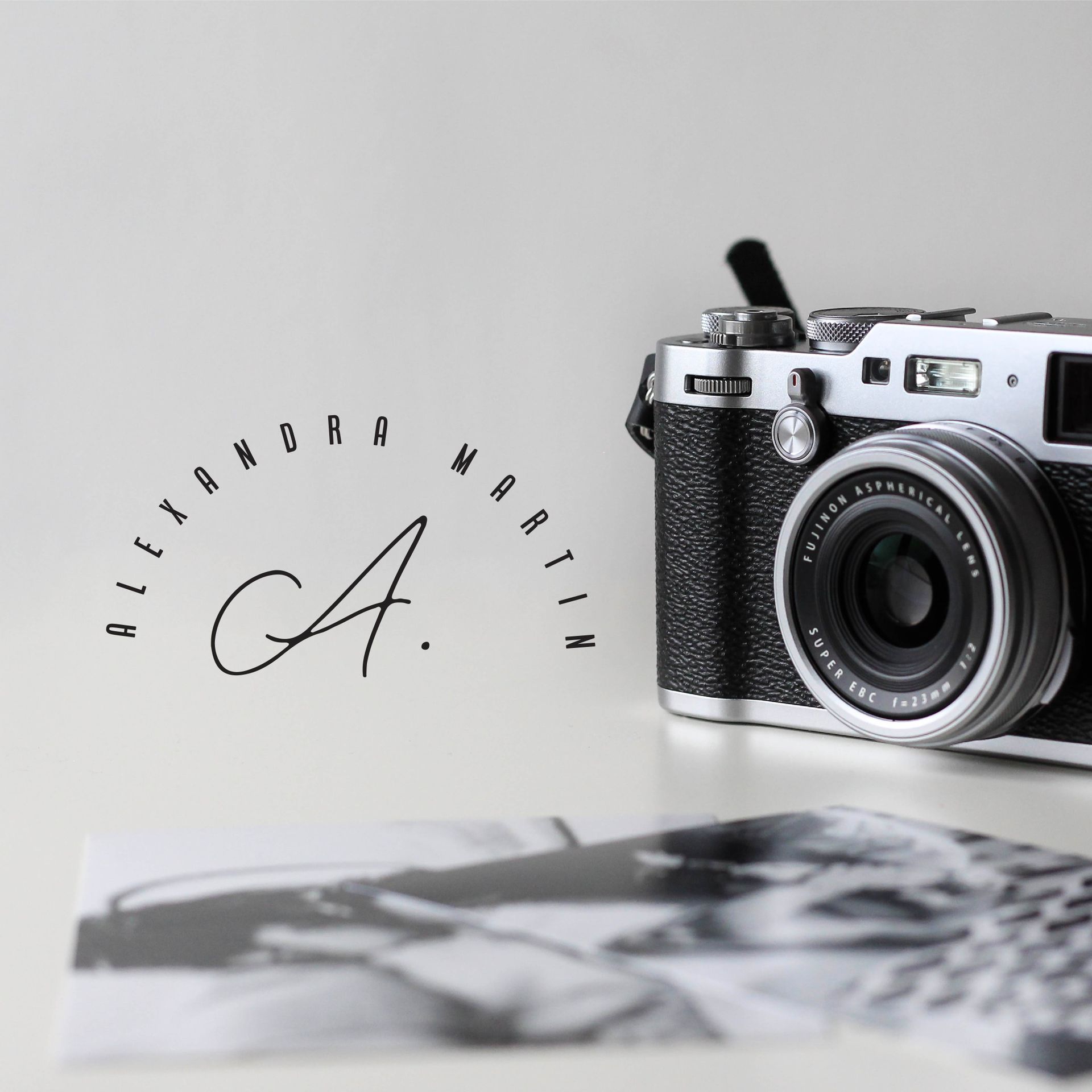 A camera with the letter a on it