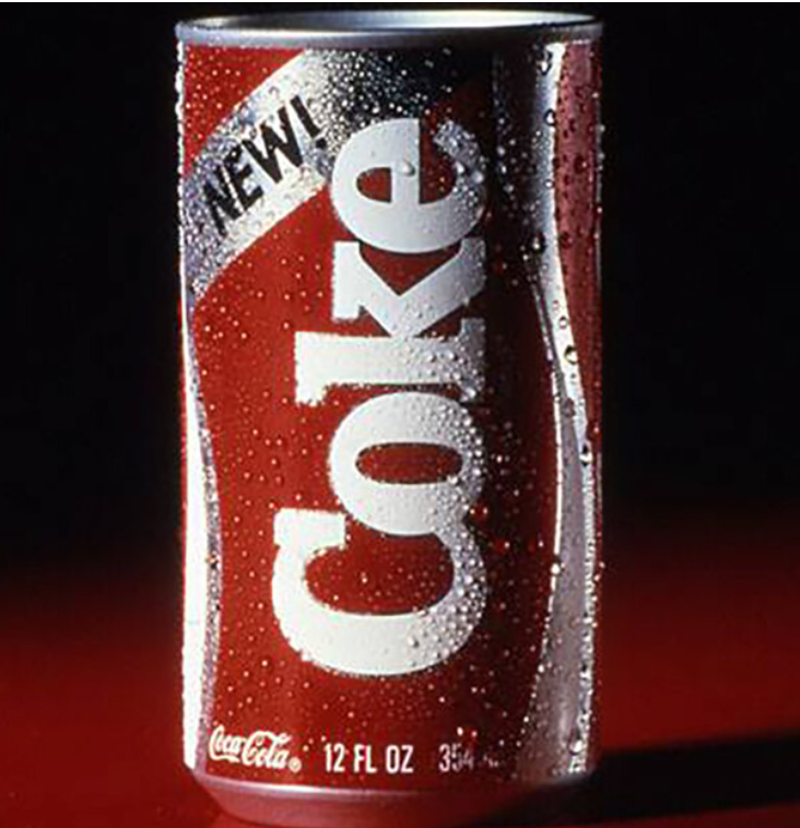 A can of coca cola that is new