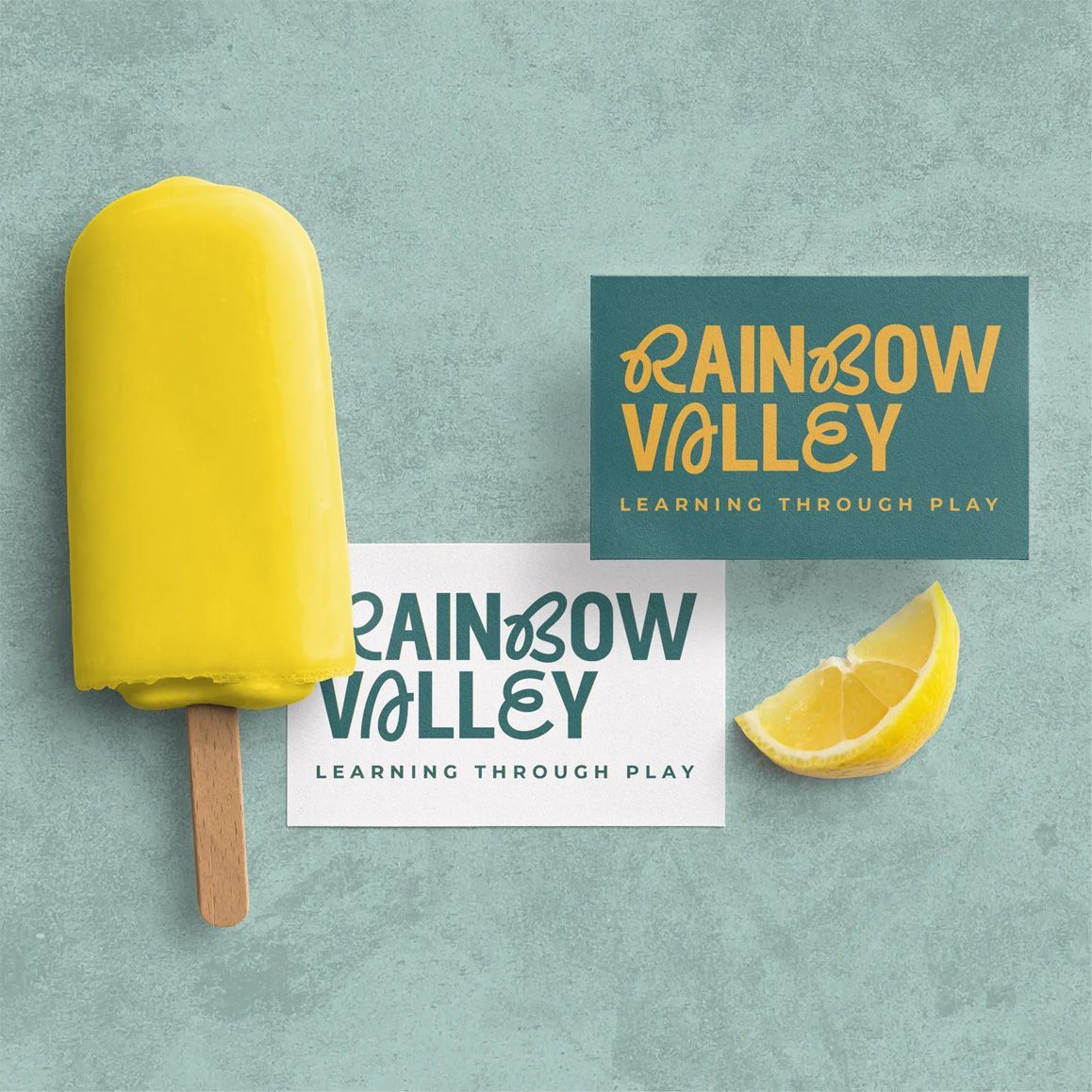 Business cards that say 