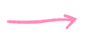 A pink arrow pointing to the right on a white background.