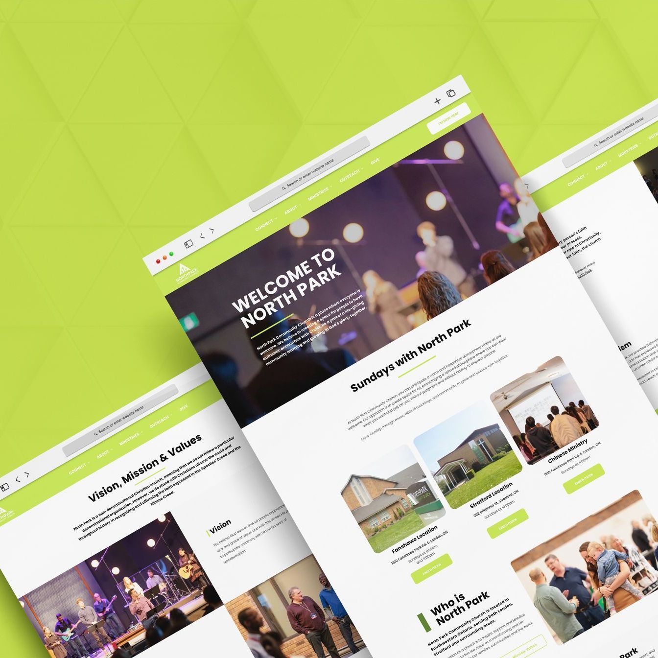 website design for London, Ontario church community