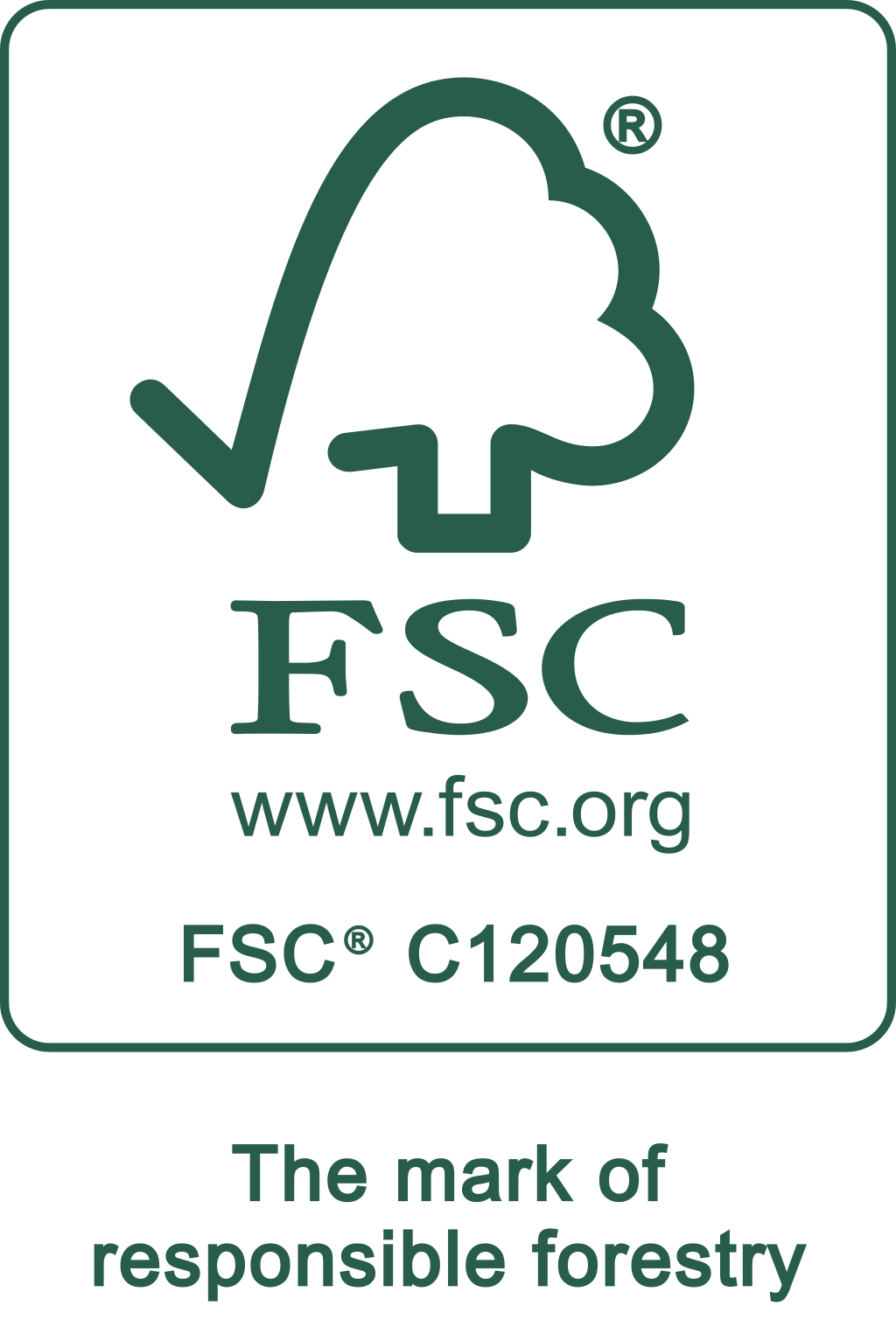 FSC C120548 - FSC Certification Logo