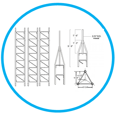 ANTENNA TOWER AND ACCESSORIES