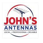 John's Antennas logo. A caricature of a man, the words 