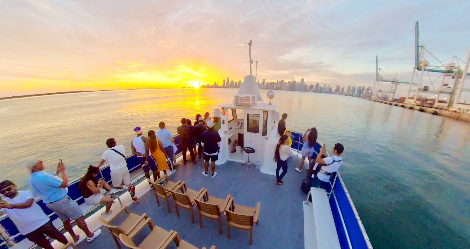 Biscayne Bay and Miami Beach