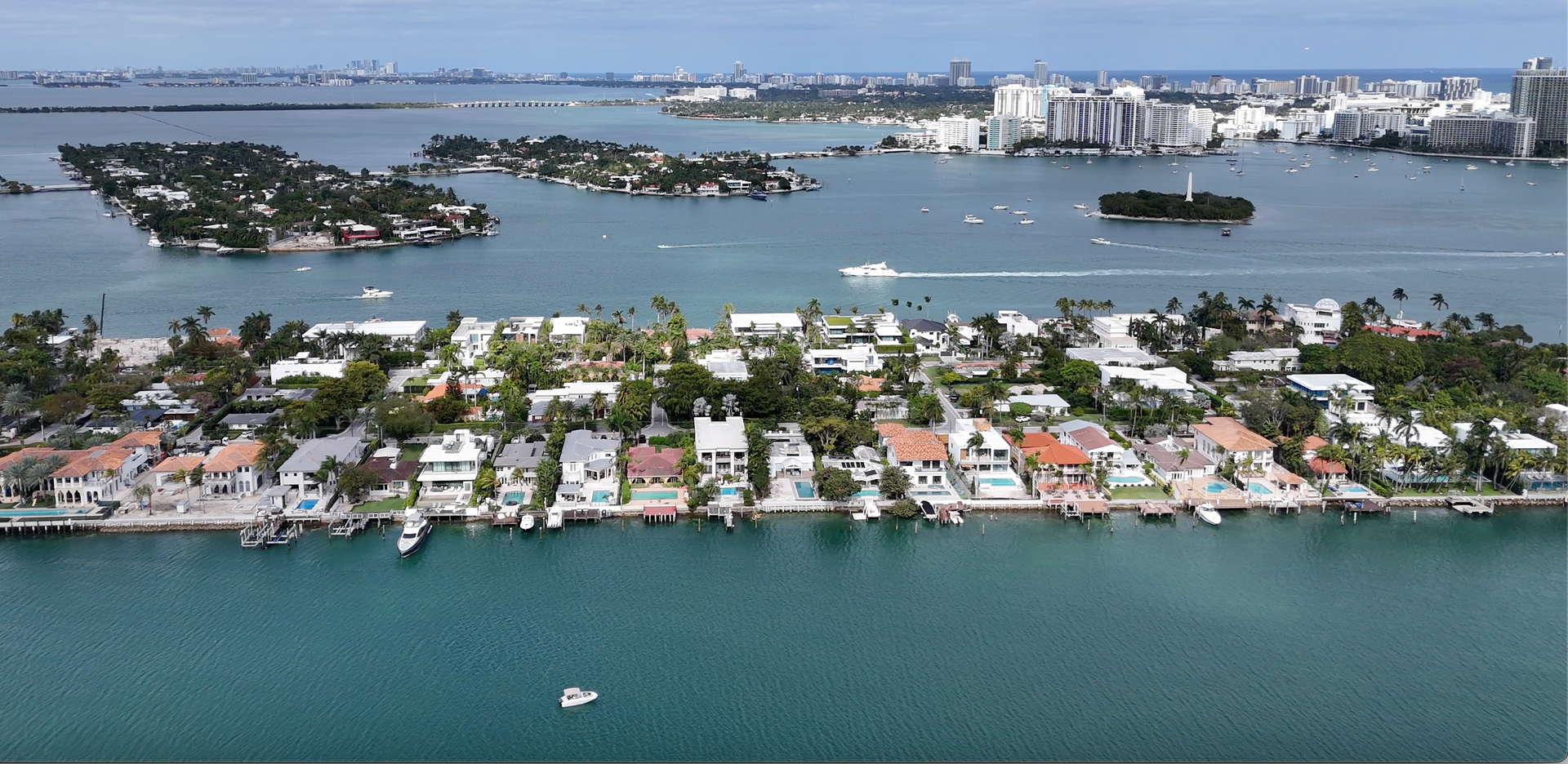 Lots of Music Videos have been recorded in the celebrity mansion, like Ricky Martin, yes we do have life jackets on board, amazing views all around. Cruise in Miami were the famous live