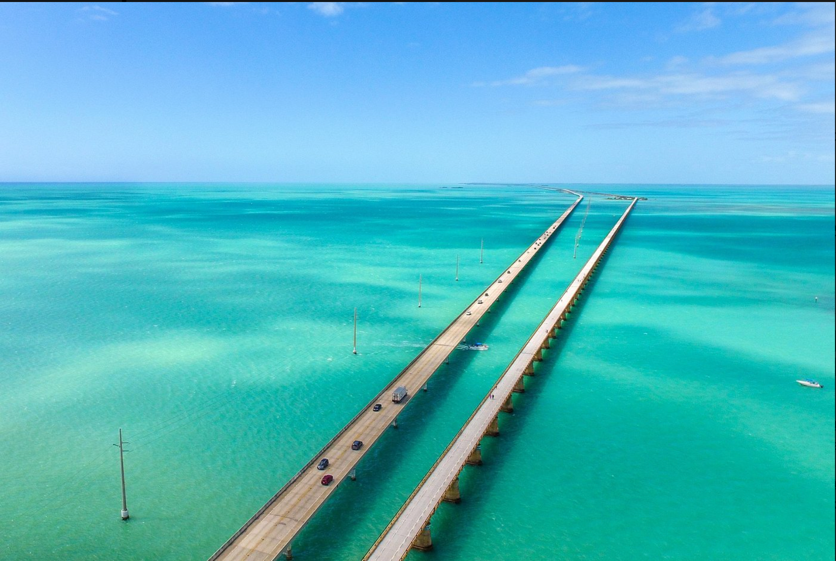 7 Mile bridge part of one of the best Miami Tours in Miami