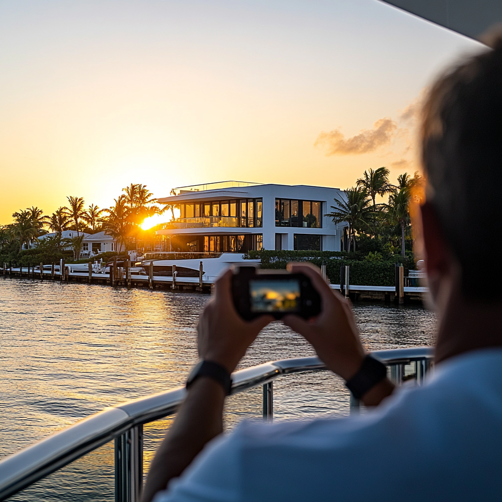 man-photographing-celebrity-mansion-at-miami-sunset.jpg