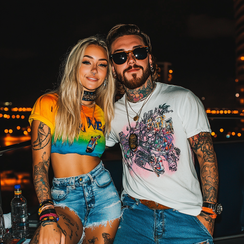 Miami Party on the water with live music, best Miami Boat Party, Miami Skyline