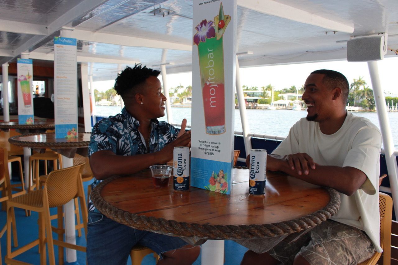 only Boat tour in Bayside Miami with a real Mojito Bar onboard, world wide Visitors enjoy it