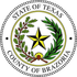 The seal of the state of texas county of brazoria