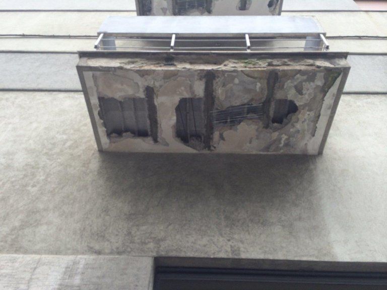 manutenzione di un balcone