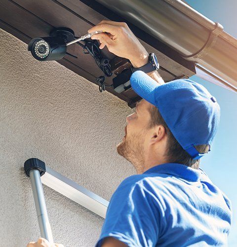 Installing Outdoor CCTV — Menlo Park, CA — A A Lock And Alarm